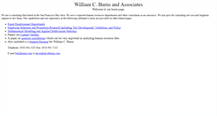 Desktop Screenshot of burns.com